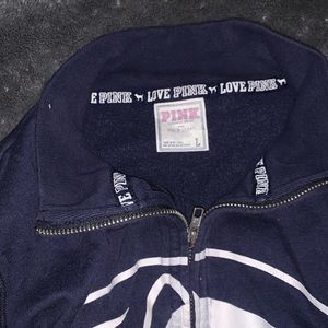 Nice pink half zip up jack penn state theme